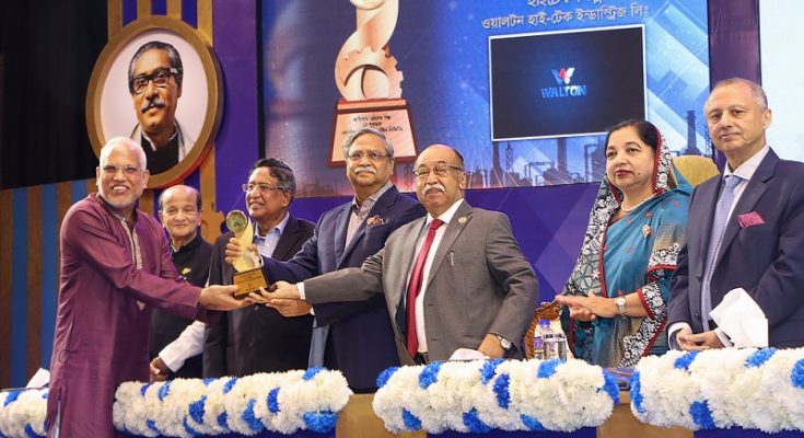 ‘বঙ্গবন্ধু শেখ মুজিব শিল্প পুরস্কার’ পেলো ওয়ালটন